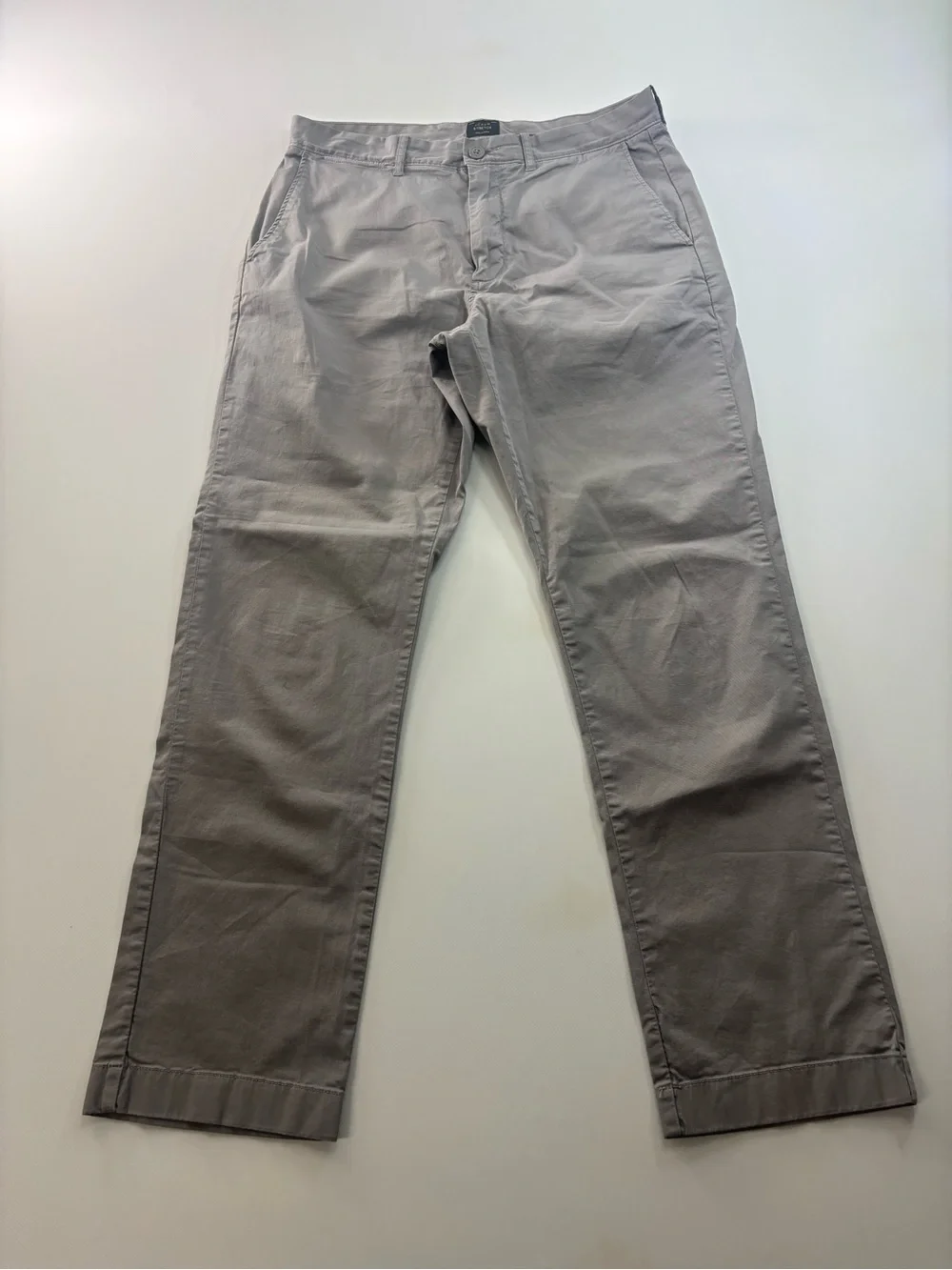 J.Crew 1040 Athletic Tapered-Fit Tech Pants Mens W31 L30 Gray Performance Chinos